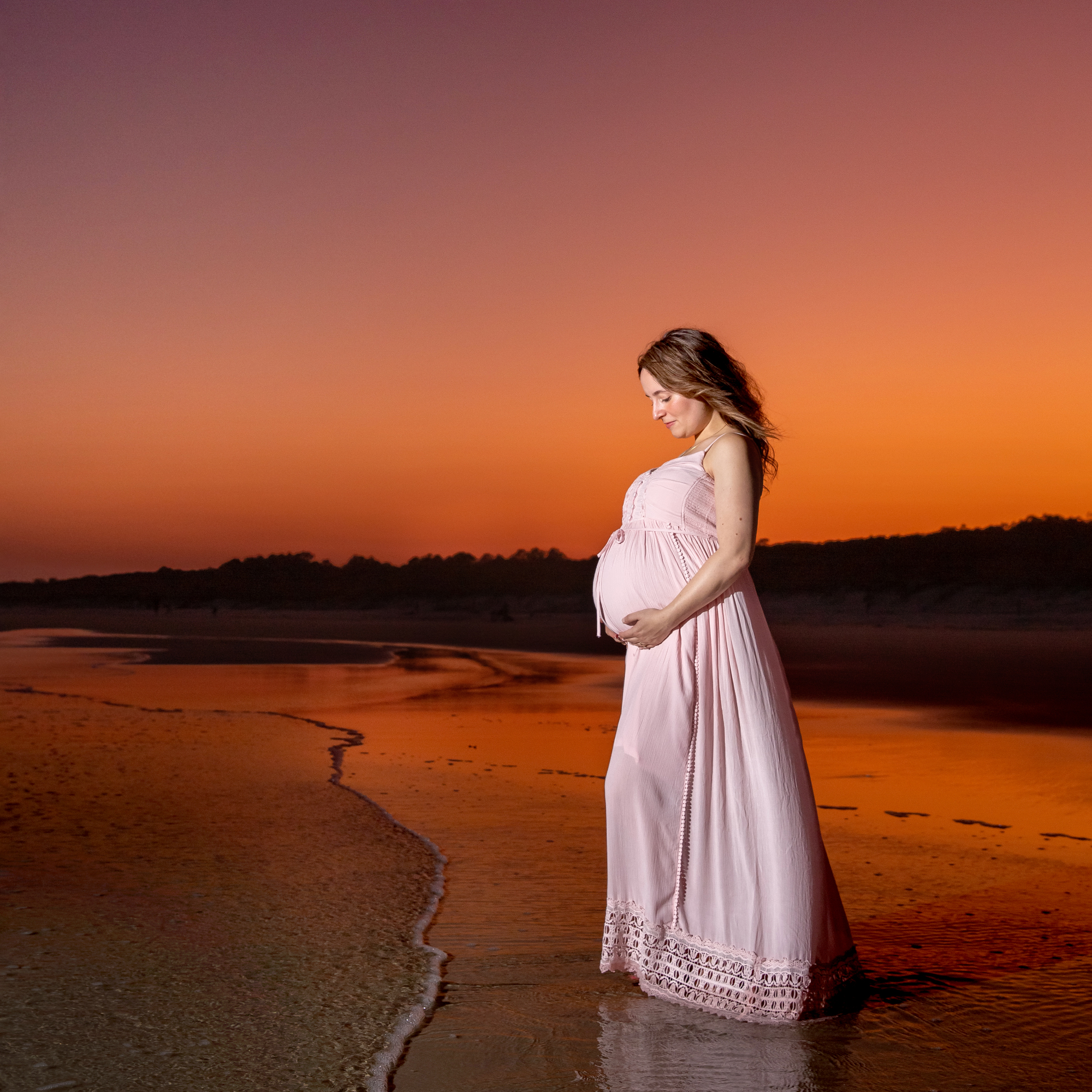 Monica S Incredible Sunset Maternity Session