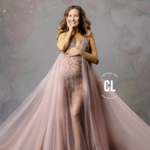 Kissing Sunlight Maternity Gown • Before & Ever