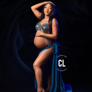 Silver Sequin Body Chain